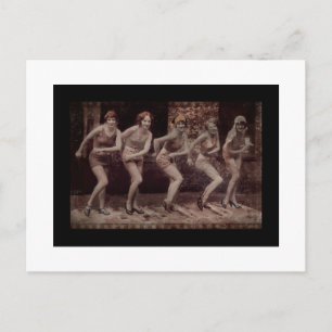 Carte Postale Flapper Era Dancing Girls