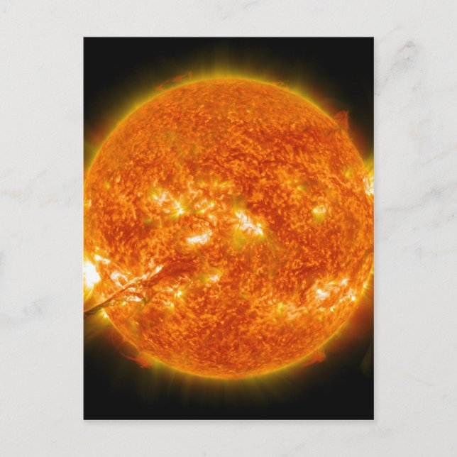 Carte Postale Flare solaire ou éjection de masse coronaire au so (Devant)