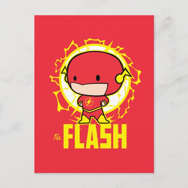 Carte Postale Flash Chibi Avec Électricité (Devant)