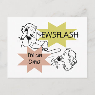 Carte Postale Flash d'information je suis T-shirts et cadeaux