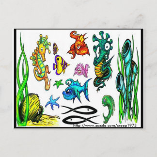Carte postale Flash Tattoo
