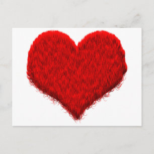 Carte Postale Flauschiges Herz