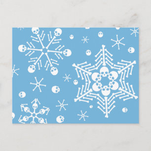 Carte Postale Flèche-neige crâne