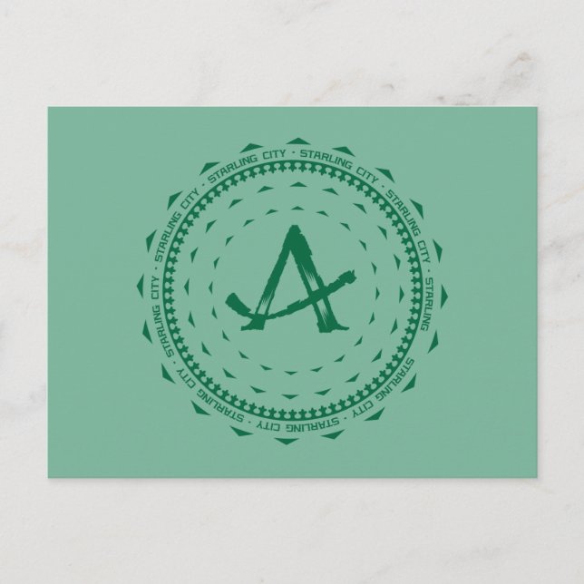 Carte Postale Flèche | Starling City Flèche logo (Devant)