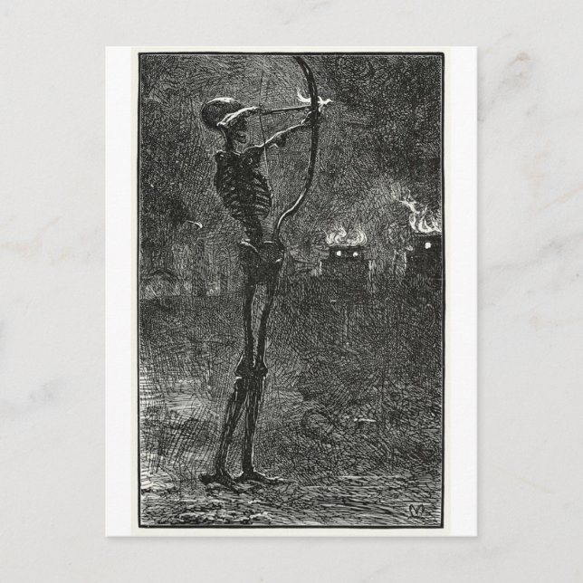 Carte postale Flèches de mort (Devant)
