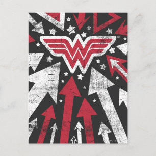 Carte Postale Flèches de Wonder Woman