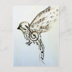 Carte Postale Flèches musicales