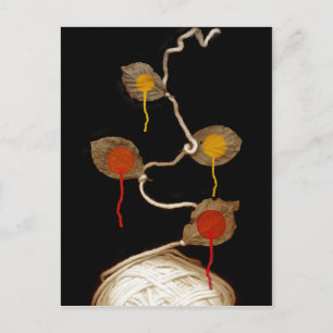 Carte Postale fleur 2013 de fil