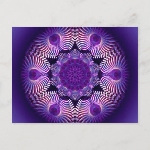 Carte Postale Fleur Apophyse Kaleidoscope I