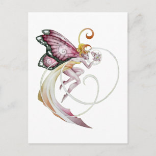 Carte Postale Fleur cerise