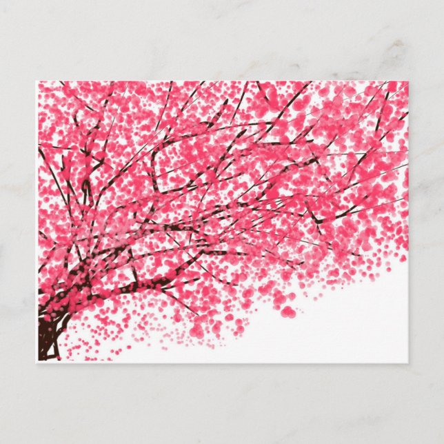 Carte postale Fleur de cerisier (Devant)