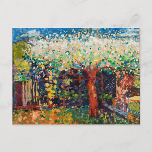 Carte Postale Fleur de l'arbre Apple (Devant)