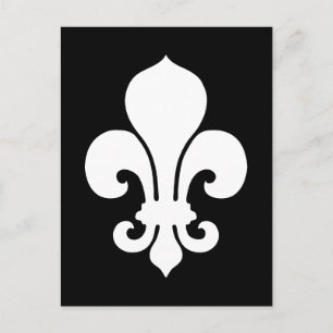 Carte Postale Fleur De Lis