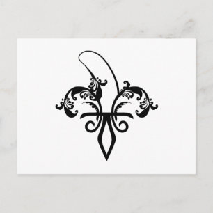 Carte Postale fleur de lis