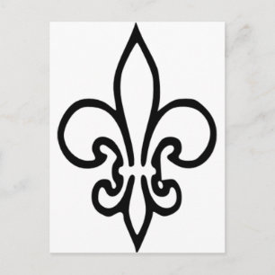Carte Postale Fleur de lys
