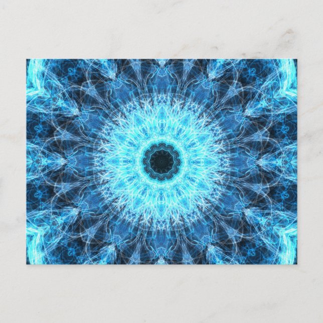 Carte Postale Fleur de neige brillante (Devant)