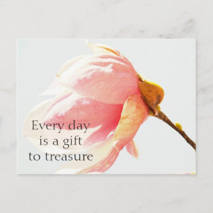 Carte Postale Fleur de Tulipe d'aquarelle