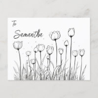 Fleur de tulipe nommée Tulipa Design floral
