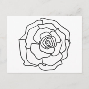 Carte Postale Fleur Décrite