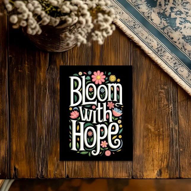 Carte Postale Fleur d'espoir (Créateur téléchargé)