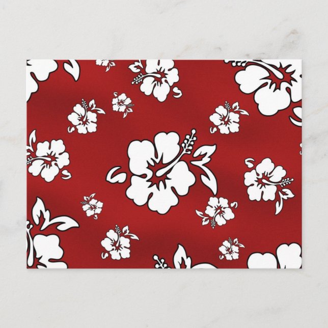 Carte Postale Fleur d'Hawaii (Devant)