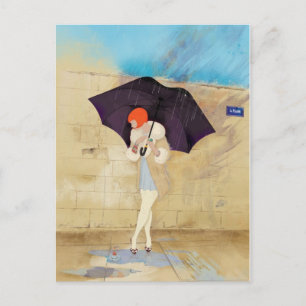 Carte Postale Fleur du jour de la pluie