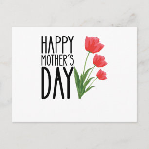 Carte Postale Fleur Joyeuse Fête des Mères