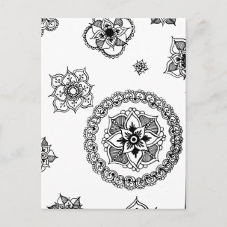 Carte Postale Fleur Medley Mandala