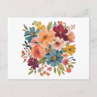 Carte Postale Fleur Moderne