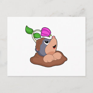 Carte Postale Fleur Mole Earth