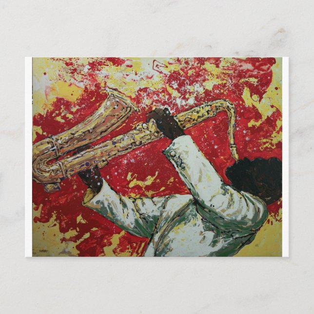 Carte Postale Fleur Passion (Devant)