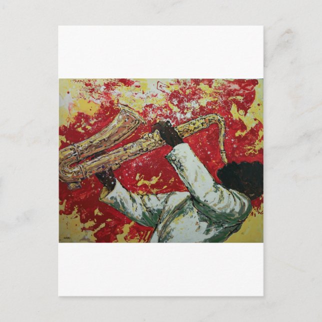 Carte Postale Fleur Passion (Devant)