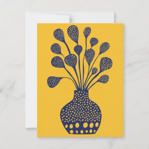 Carte Postale Fleur point n° 014