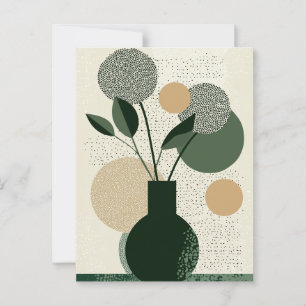 Carte Postale Fleur point n° 018