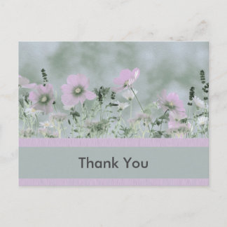 Carte postale Fleur sauvage adorée