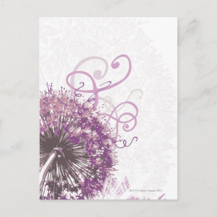 Carte Postale Fleur violette 3