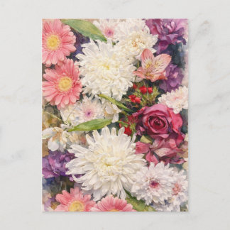 Carte Postale Fleurs