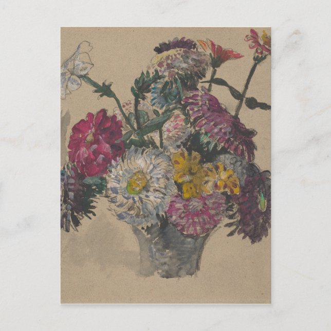 Carte Postale Fleurs | 1843 (Devant)