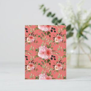 Carte Postale Fleurs aquarelles 26