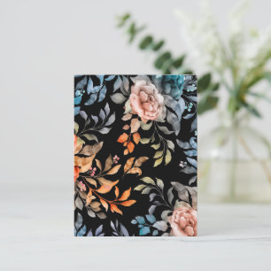 Carte Postale Fleurs aquarelles 4