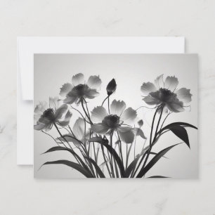 Carte Postale Fleurs cosmos élégantes en fleurs