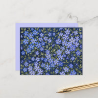 Fleurs de Pervenche Dispersées Charmantes Bleu Pro