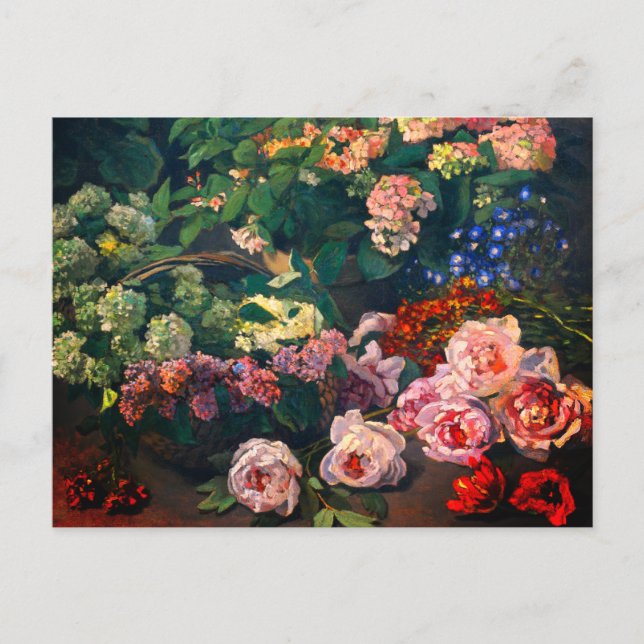 Carte Postale Fleurs de printemps Monet (Devant)