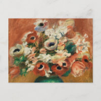 Fleurs de Renoir Impressionist Art Peinture
