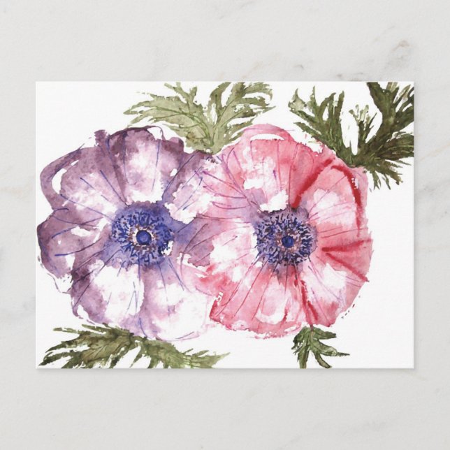 Carte Postale Fleurs d'eau (Devant)
