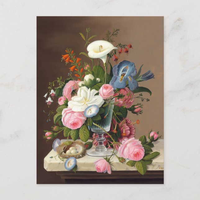 Carte Postale Fleurs d'été précoce, Roesen Severin (Devant)