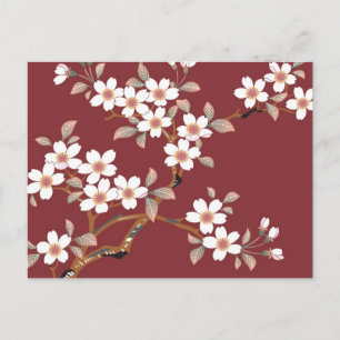 Carte Postale Fleurs japonaises de cerises