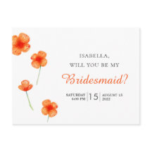 Fleurs oranges du jardin.