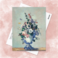 Fleurs Rococo Vase Paul Cezanne