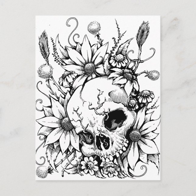 Carte Postale Fleurs sauvages (Devant)